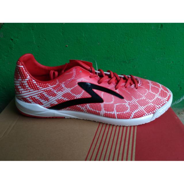 Sepatu Futsal Specs Accelerator Fury Red White SE Original Promo