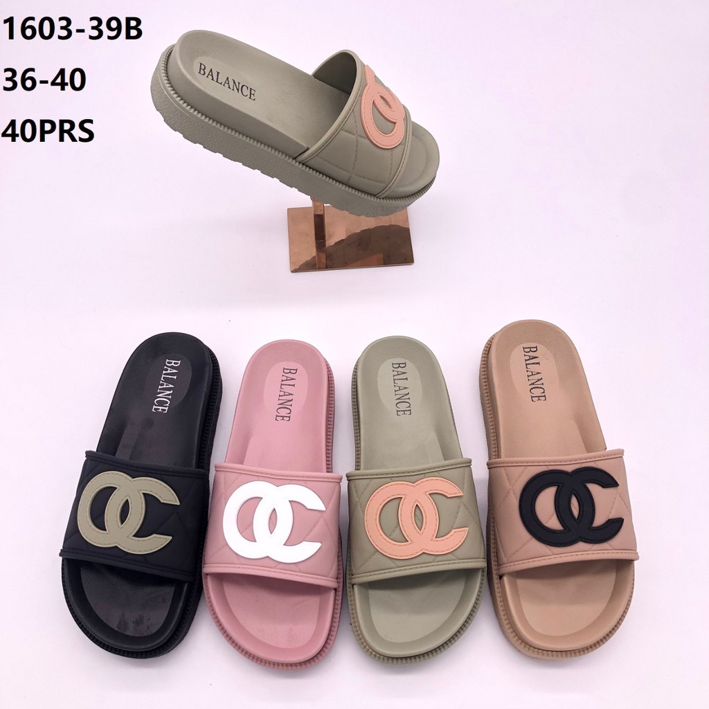 BALANCE 1603 39 WEDGES SLOP OC SANDAL WANITA TERBARU 100% ORIGINAL SENDAL JELLY IMPOR LENTUR LEMBUT