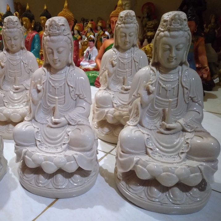 Patung Dewi Kwam Im warna dasar PATUNG DEWI KWAN IM/PATUNG DEWI KUAN IM/DEWI GUAN YIN/PATUNG BUDDHA/