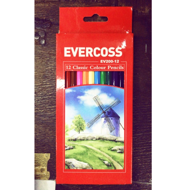 

Pensil Warna/ Colour Pencil EVERCOSS 12 warna