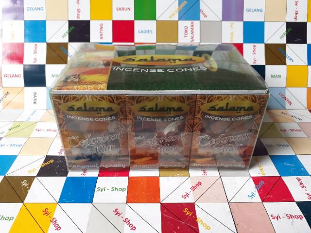 Bukhur - Aromatherapy CEDARWOOD ATTAR Kerucut SALAMA INCENSE CONES