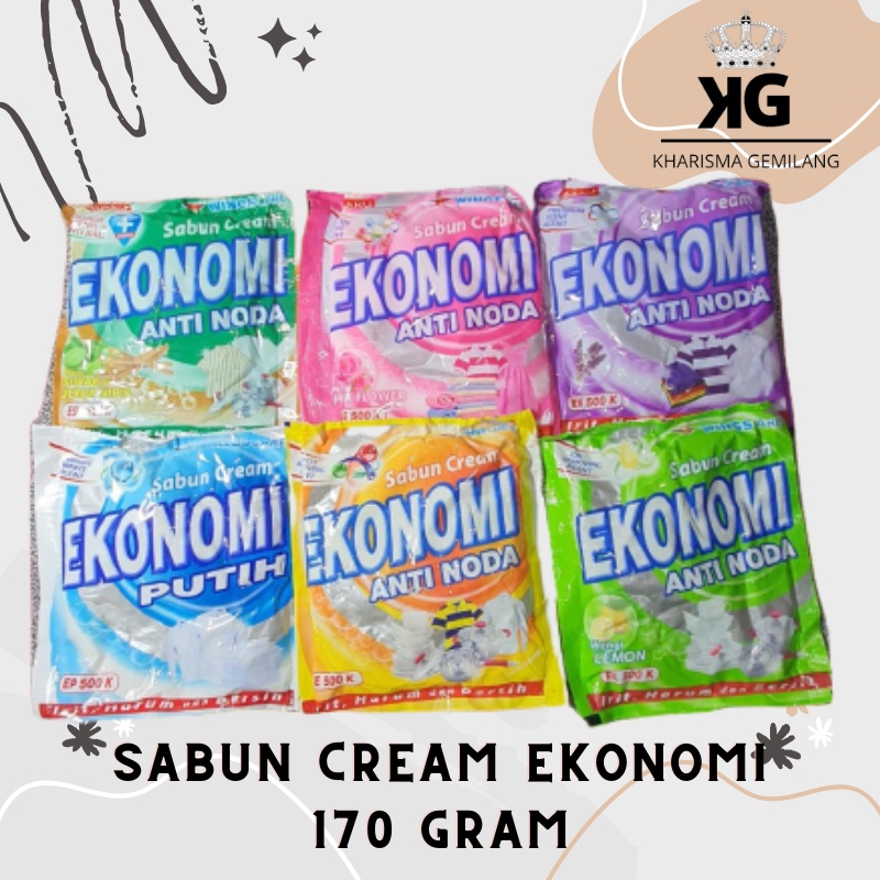 SABUN COLEK - CREAM EKONOMI 168g Sabun Colek Baju Celana Anti Bakteri Pewangi Pakaian Sabun Cuci Kol