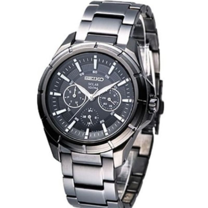 Jam tangan pria SEIKO solar Powered ORIGINAL SNE075P1/SNE075