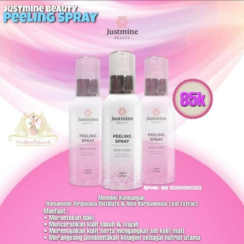 peeling spray justmine