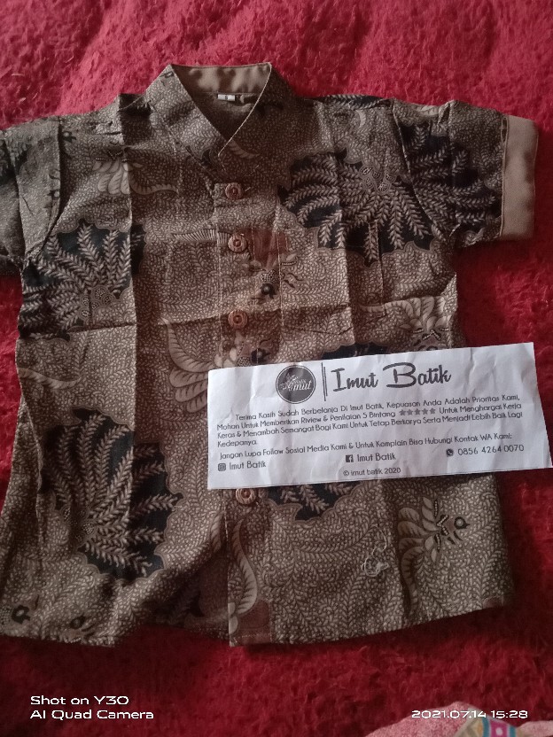 Kemeja Batik Anak Dan Ayah Imut Batik