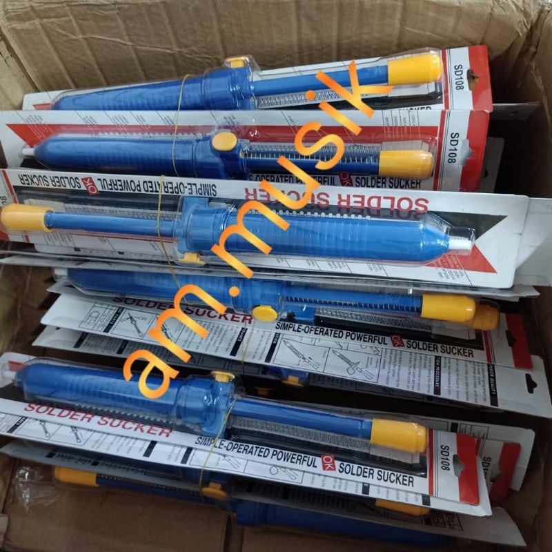 SEDOT TIMAH PANJANG SD108 / PUMP SODER / SOLDER SUCKER