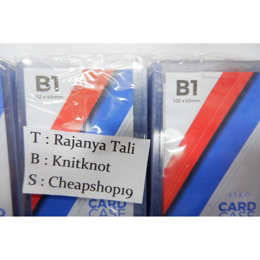 

ASKO Card Case B1 Plastik ID Card Case Tebal B1