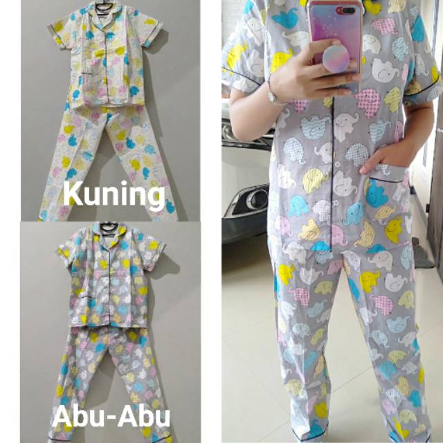 Baju Tidur Piyama Adem Bahan Katun Jepang