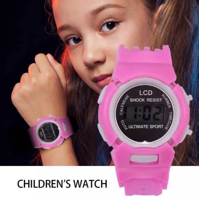 Jam tangan anak digital / jam tangan anak import