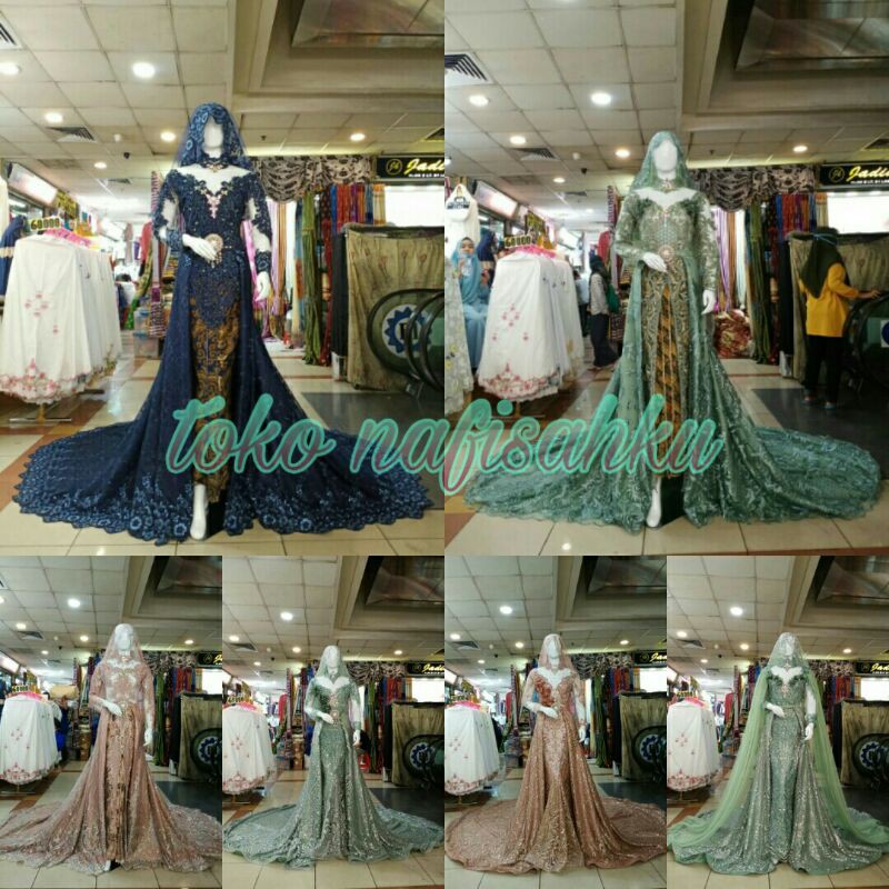 GAUN PENGANTIN SLIM | GAUN PENGANTIN MUSLIMAH | GAUN PENGANTIN AKAD | GAUN PENGANTIN MURAH