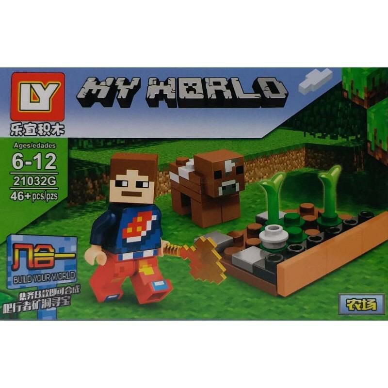 Lego Minecraft and parts variant g Mine Craft Minifigure