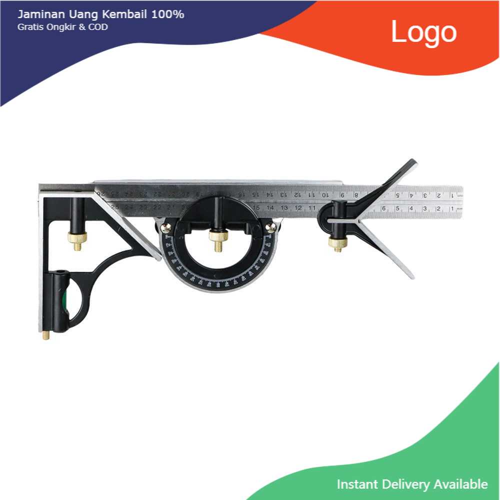 

SILVERLINE 3 in 1 Penggaris Multifungsi Adjustable Angle 30cm - 991857