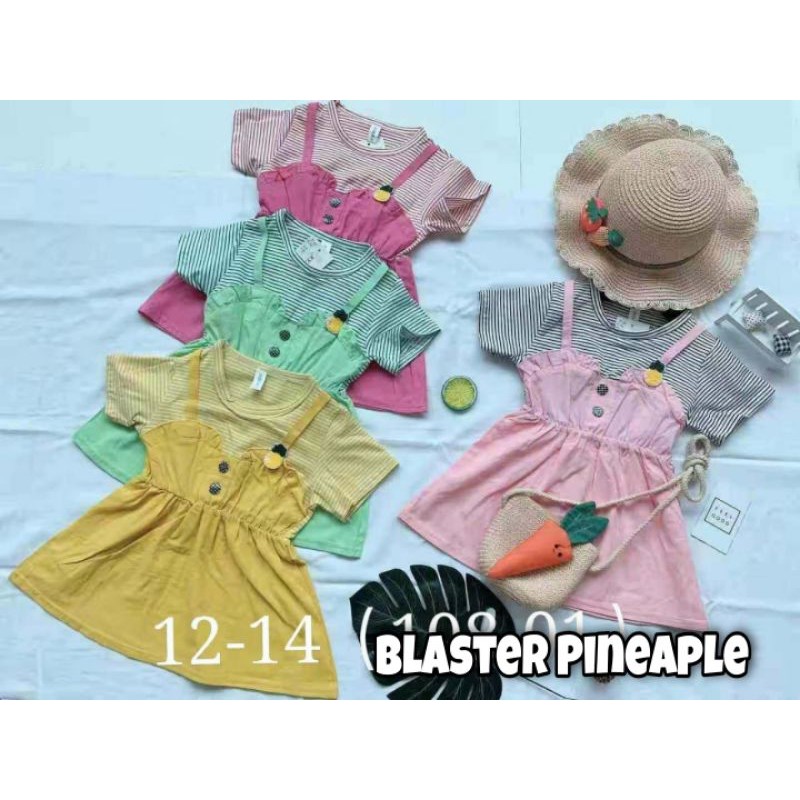 Dress Anak Perempuan Import Lucu Bayi 1-4 Tahun