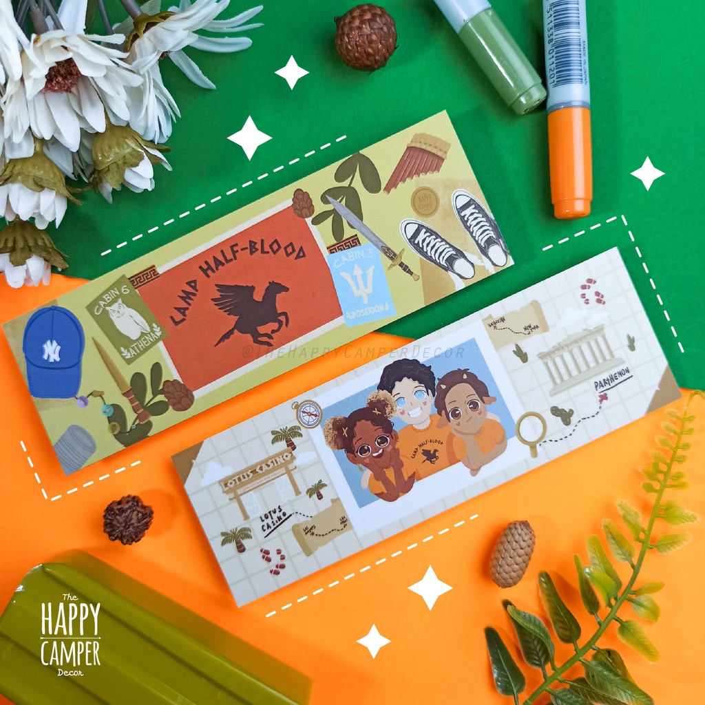 

Chibi Percy Jackson Double-Sided Bookmark - Green
