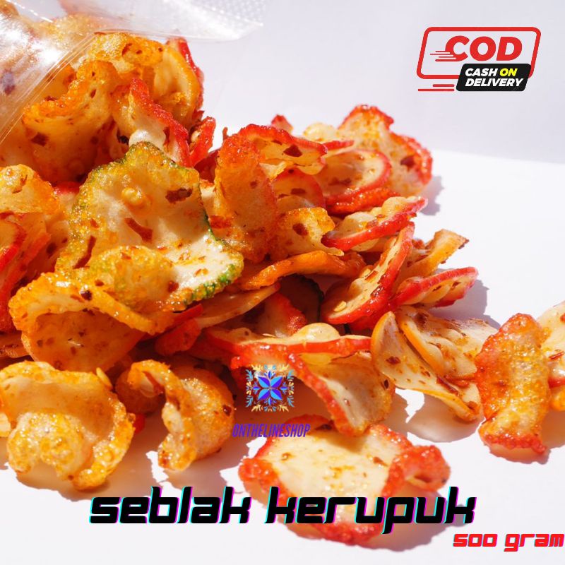 

seblak krupuk kering 500 gram / cemilan murah / keripik / kerupuk.