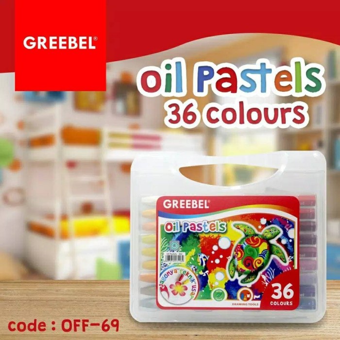 

Bergaransi Crayon Greebel 36 Warna - Non Toxic Murah