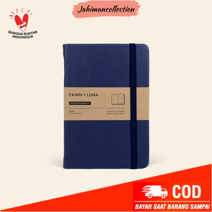 

✨ BISA COD ✨ Notebook Small A6 - Navy Blue - Buku Jurnal / Agenda - Ruled