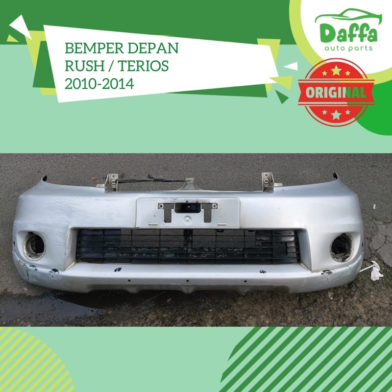 bemper bumper guard depan mobil rush terios 2010 2011 2012 2013 2014 original