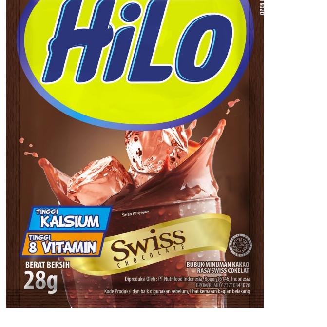 

NEW ARRIVAL !! 4.4 Hilo Swiss Chocolate 10 sachet - Minuman Cokelat [KODE 45]