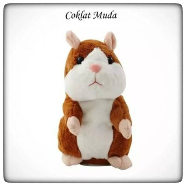 Boneka Hamster Bisa Bicara Talking Hamster Mainan Anak Bayi Dan Bisa Buat Kado Ulang Tahun