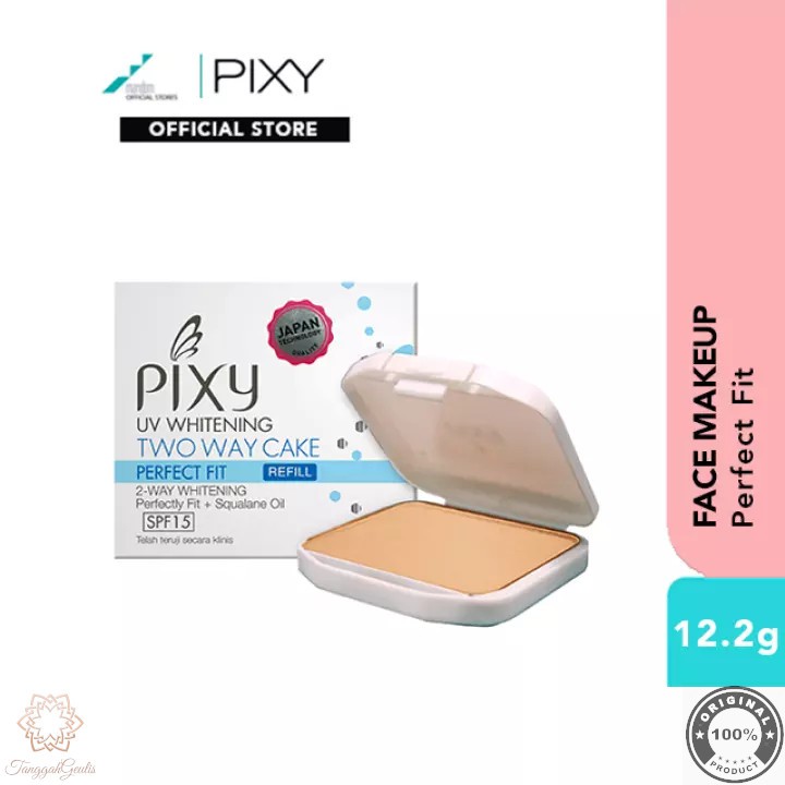 PIXY UV WHITENING PERFECT FIT TWO WAY CAKE 05 NATURAL WHITE REFILL 12.2G | BEDAK RIAS WAJAH PIXY TWC