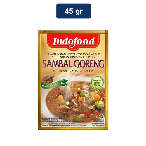 Indofood Bumbu Instant Sambal Goreng Box 45 gr