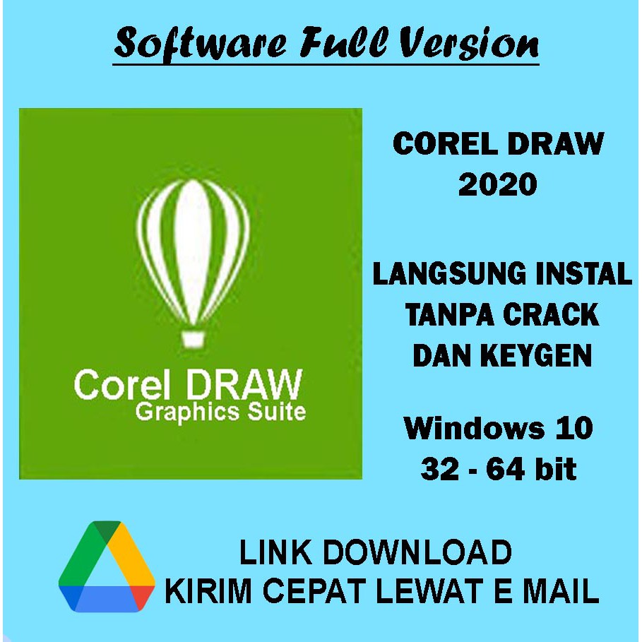 COREL DRAW 2020 - 32/64bit - FULL VERSION