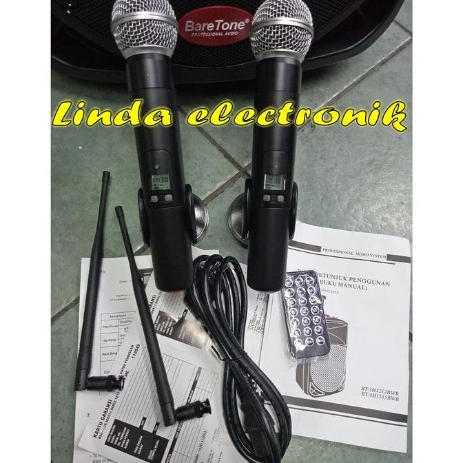 READYY portable wireless baretone bt 3h1515bwr +stand baretone bt3h1515bwr COD