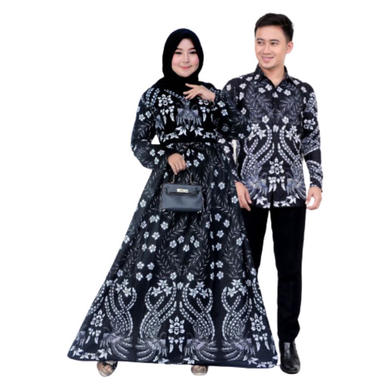 Maura Couple - Sania Ruffle Batik Couple ori Ndoro jowi DNT Garansi Termurah Shopee