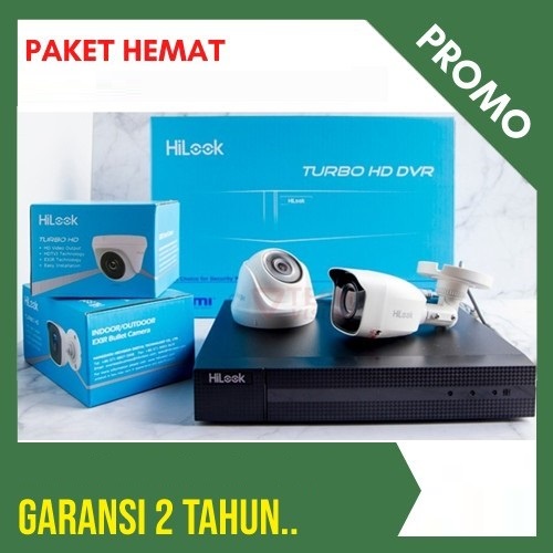 Paket CCTV HiLook by Hikvision 2MP 2 Kamera Siap Pasang