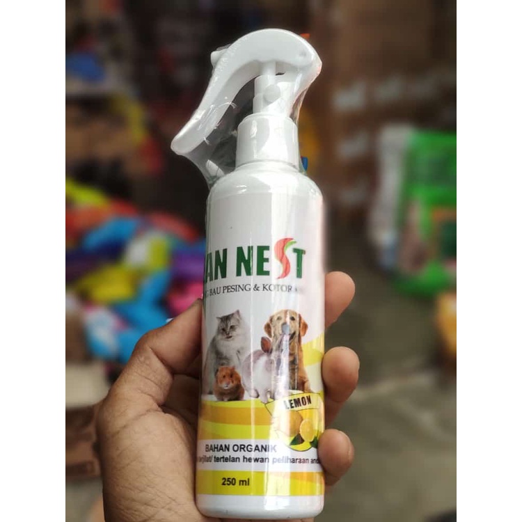 Clean Nest 250ml / Spray Penghilang Bau Kotoran Hewan