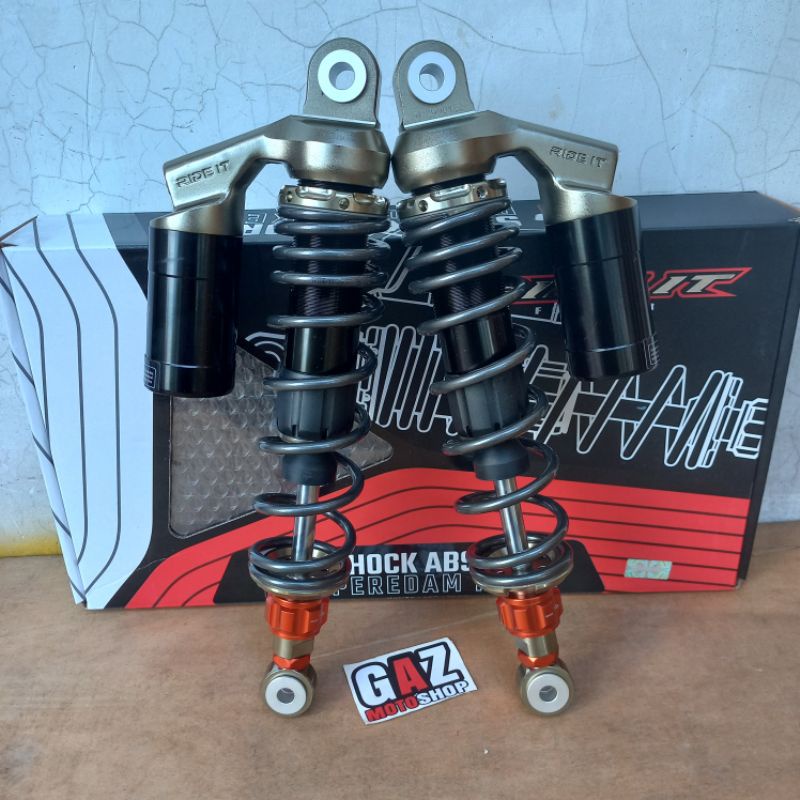 Skok Tabung Ride IT GP 299 340mm Titanium Grey Shockbreaker Supra X 125 Rx King Gtx