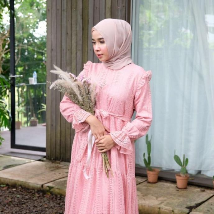 Gamis Aisyah Kondangan Dress Brukat Dress Terbaru Nadrilanmarket
