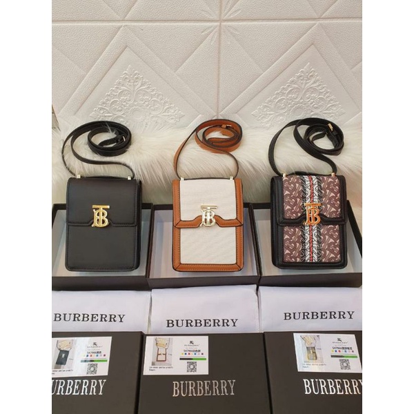 Burberry Robin tas hp selempang slingbag hpo phone cewek wanita AN