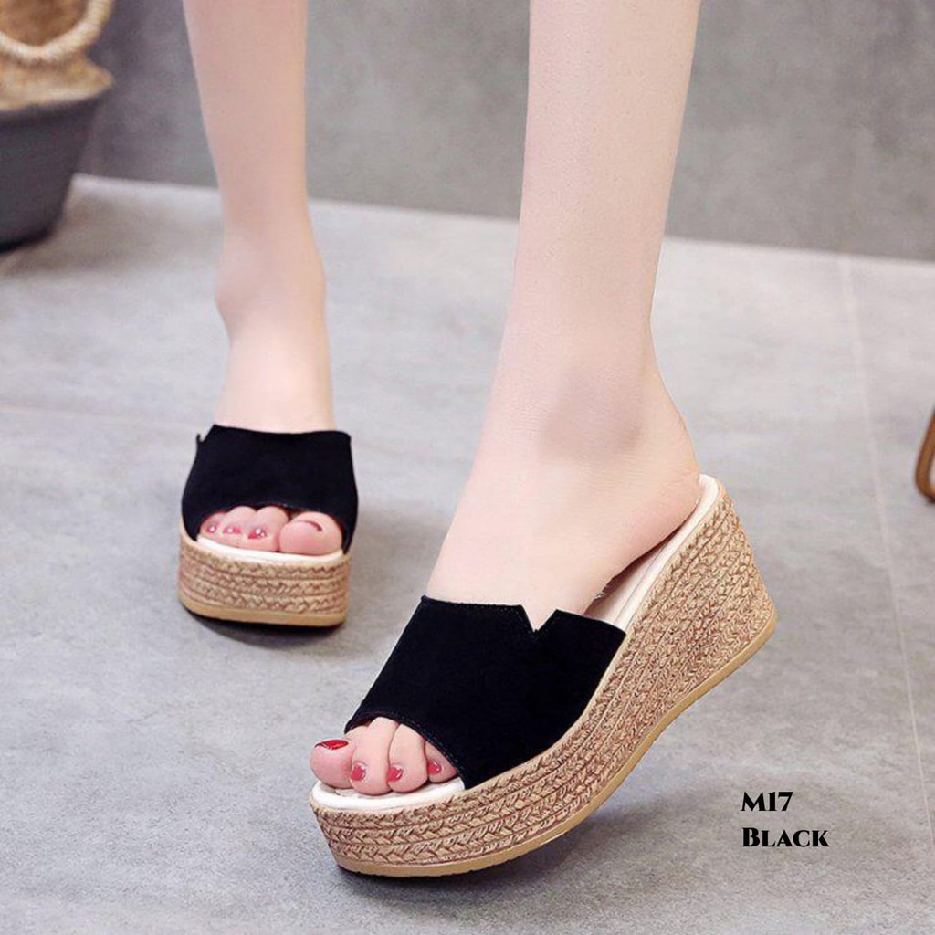 PRF RESTOCK WEDGES SANDAL FASHION M17 .