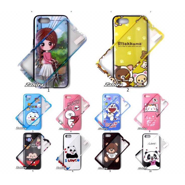 CASE JELLY GLOSSY CHARACTER FOR SAMSUNG/OPPO/VIVO/XIAOMI