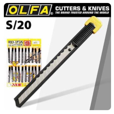 

Olfa-9mm Snap-Off blade cutter S