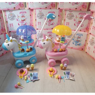 MAINAN ANAK ICE CREAM CART KUDA PONY UNICORN ES KRIM MAINAN ANAK ICE CREAM CART KUDA PONY UNICORN ES KRIM