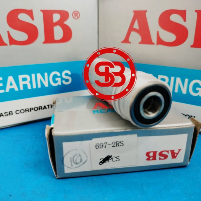 Bearing / Laker / Laher 697 2RS ASB