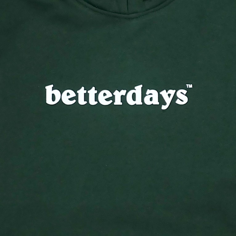 Jaket Hoodie Pullover Betterdays Draft Green / Sweater Hoodie Pria Wanita / Hoodie Unisex