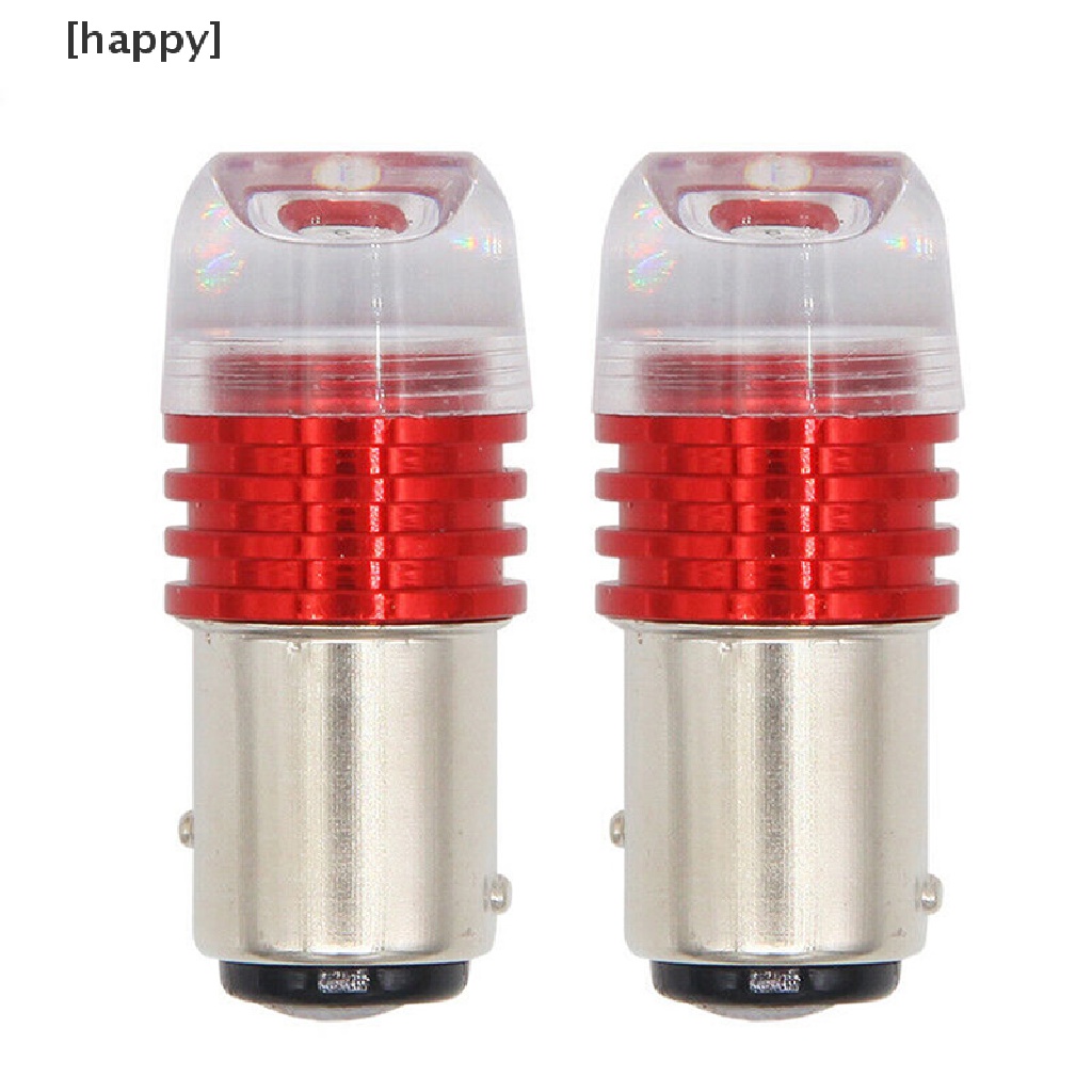Ha 2pcs Lampu Led Strobo 1157 Bay15D P21 / 5w Warna Merah Untuk Rem / Mundur Mobil
