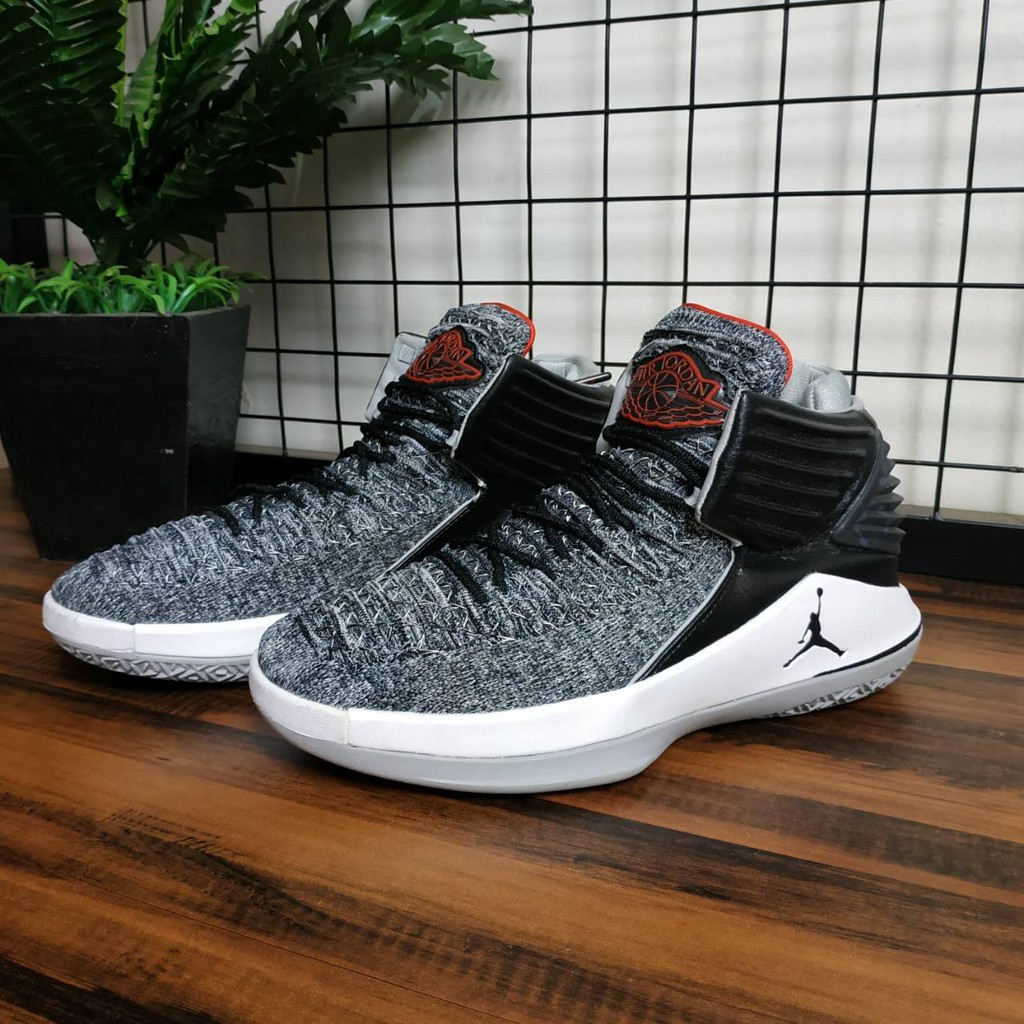 Nike Air Jordan 32 Black Cement Shopee Indonesia