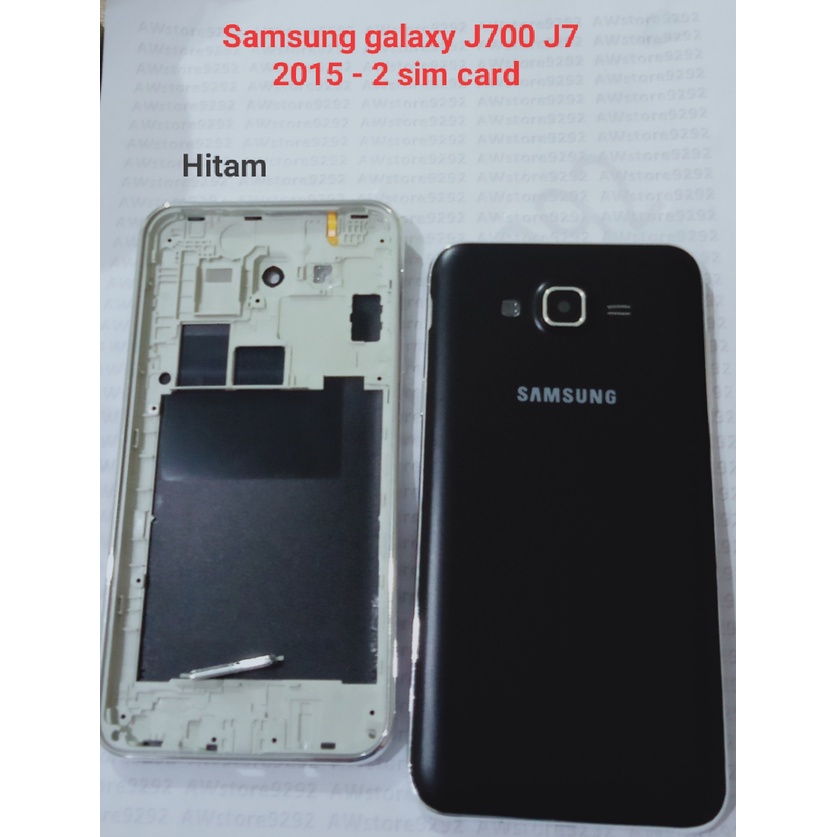 Casing Fullset Samsung Galaxy J700 J7 2015 - 2 sim card Case Full set
