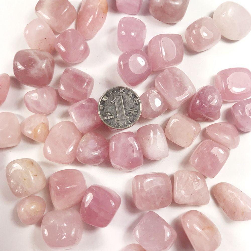 [Elegan] Rose Quartz 100g Batu Kristal Kerikil Spiritual Enery Generator Dekorasi Rumah Penyembuhan Kristal