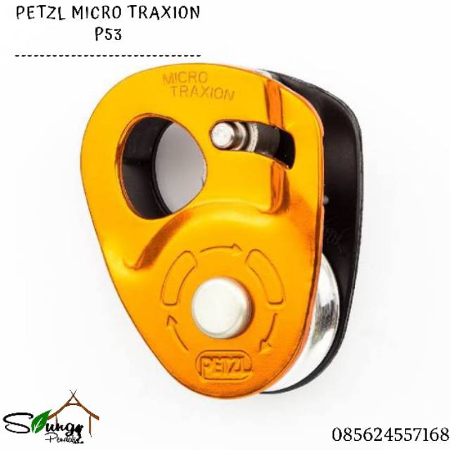 Petzl Micro Traxion Capture Pulley Original Safety Climbing / Industri