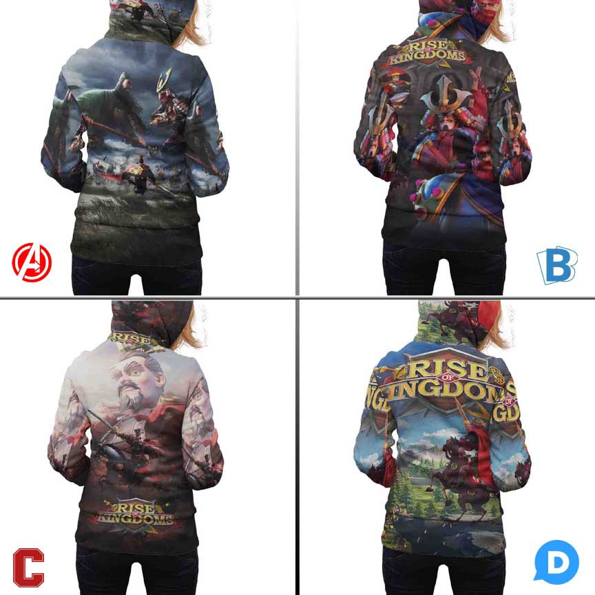 Jaket Rise of Kingdom Hoodie Wanita