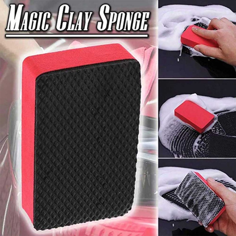 Magic Clay Sponge Spons Cuci Mobil