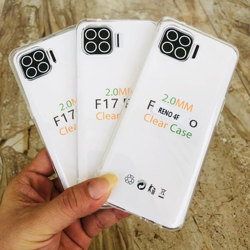 Oppo Reno 4 / 4F / 4Pro Softcase Bening HD Clear Case Silikon Cover Soft Case