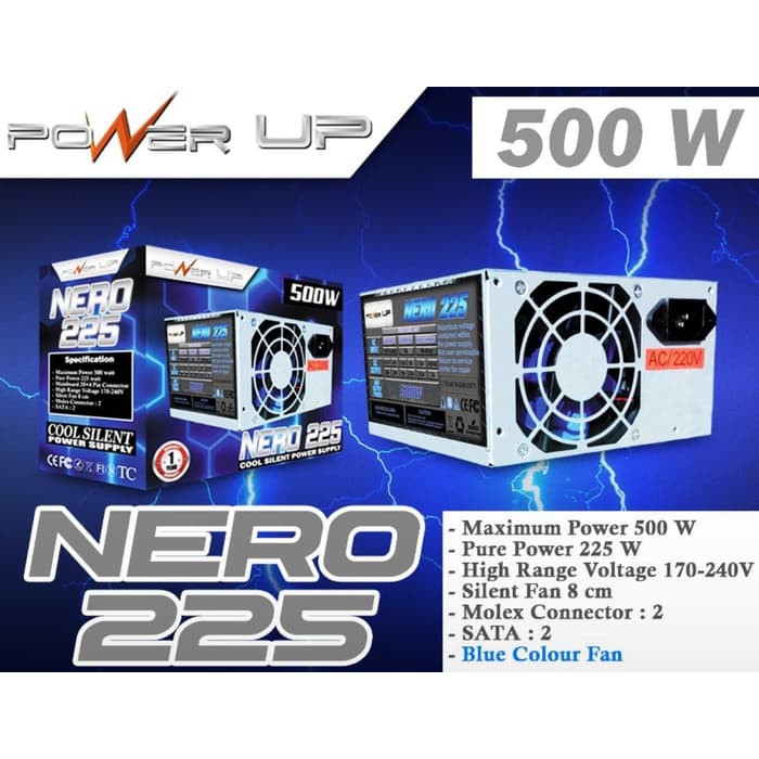 Power Supply ATX 500W PowerUp