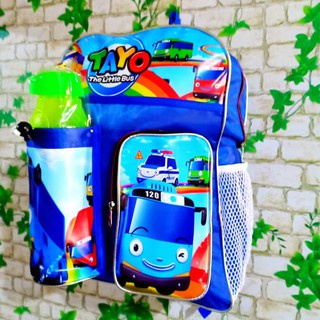 TAS SEKOLAH RANSEL ANAK KARAKTER LUCU BESELLER FREE BOTOL MINUM